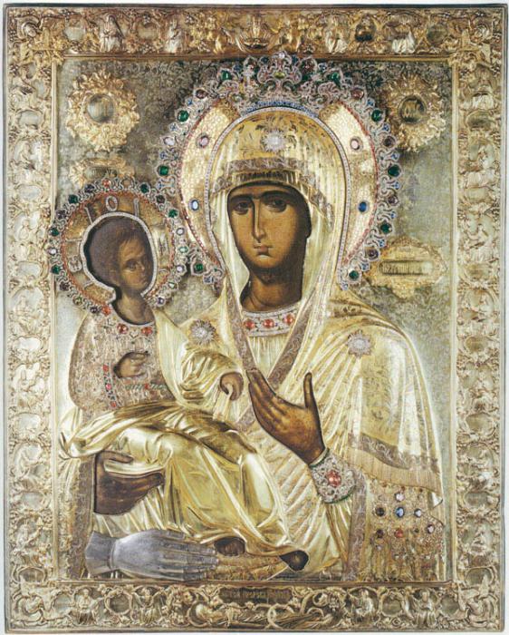 Икона Божией Матери «Троеручица»