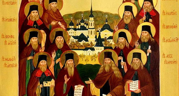 Акафист преподобным Оптинским старцам 